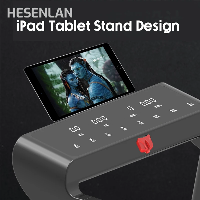 Hesenlan Gym Health Fitness Equipment Auto Incline Treadmills For Sale Foldable Running Electric Treadmill Machine