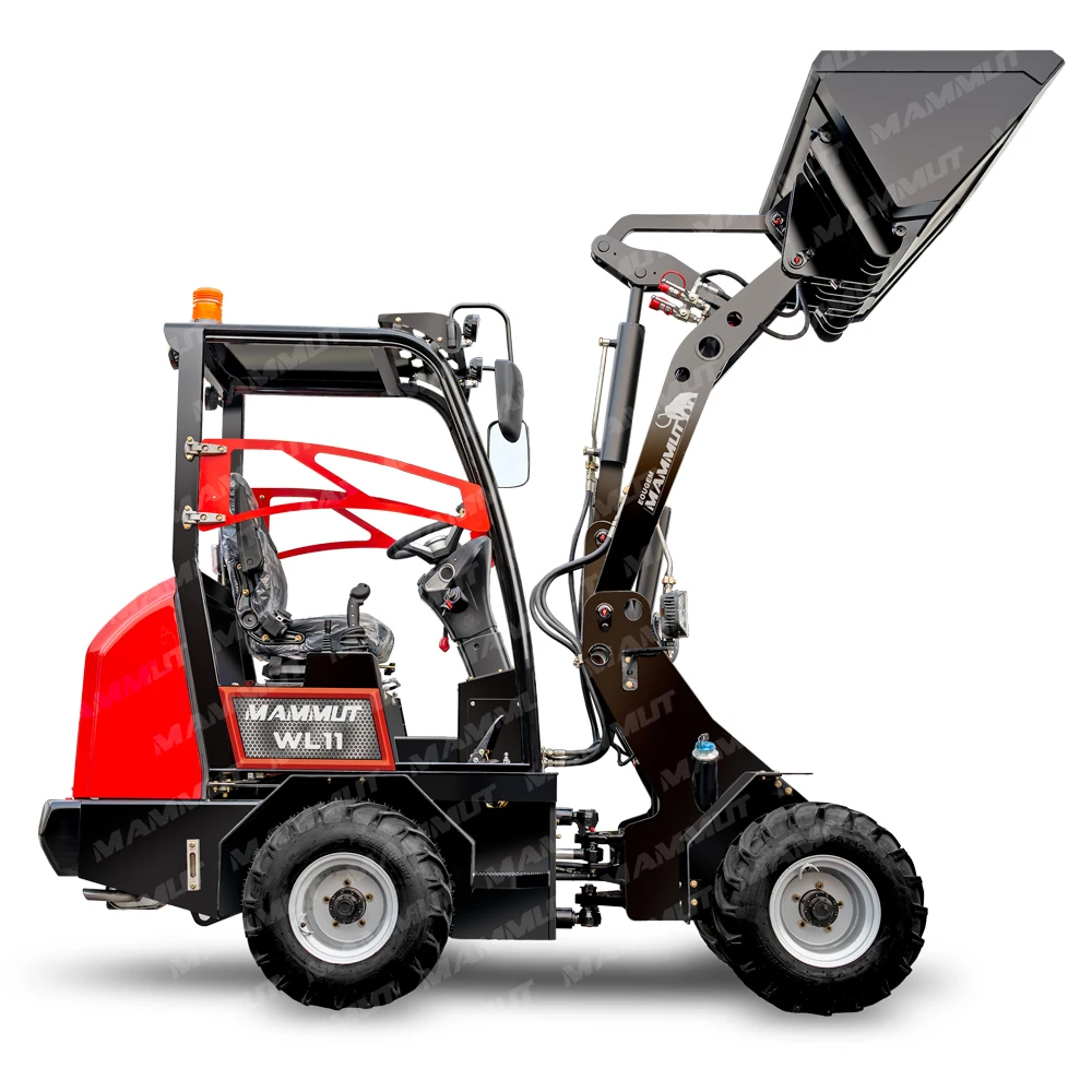 mammut Farm Uesd small telescopic wheel loader 400kg 600kg 800kg1Ton EPA Engine USA Loader For Sale