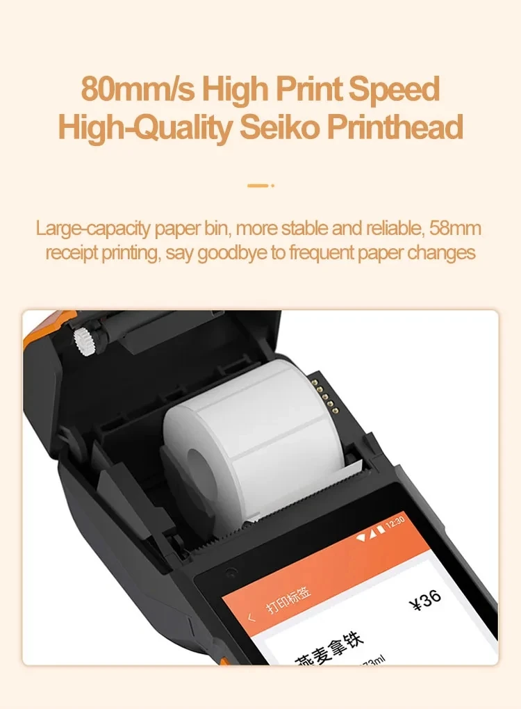 Sunmi V2s 5.5' Payment Terminal Pos Devices Point of Sale System Portable Pos Software Mobile Invoicing Machines Pos