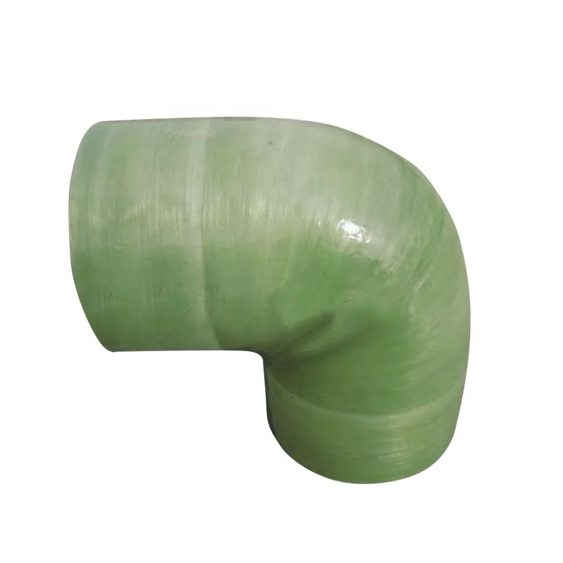 Fiberglass short pipe with flange