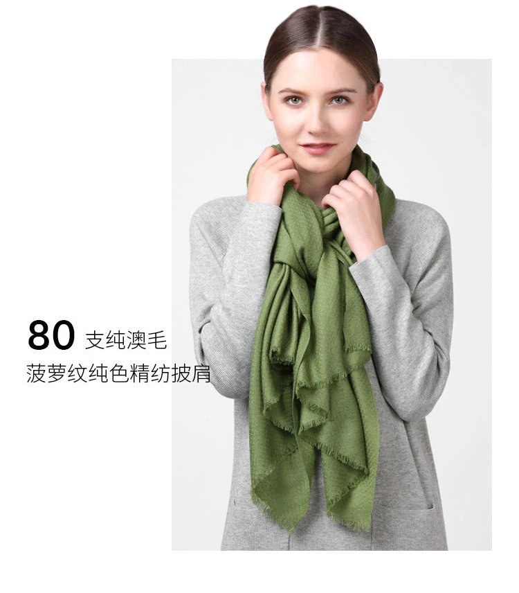custom bulk ladies 100% raw wool pattern  pashmina stole for sale women scarf shawl winter