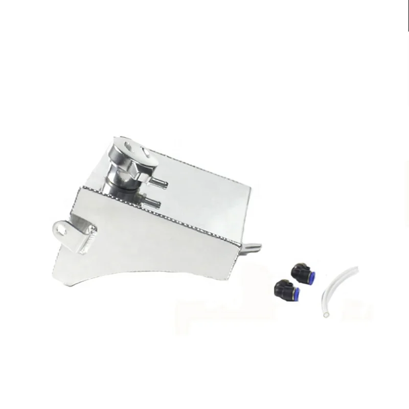 Racing Aluminum S13 Polished Breather Water Can Tank Water Coolant Expansion