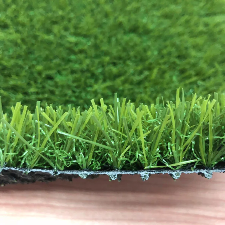 Spring Leisure Green Artificial Grass 30mm Three Colors U.V Protection Outdoor Garden Playground