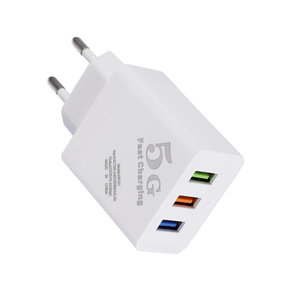 
3USB 3 Ports Quick Charger QC3.0 USB charger Support Smart Fast Charge Adapter For Mobile phone socker 