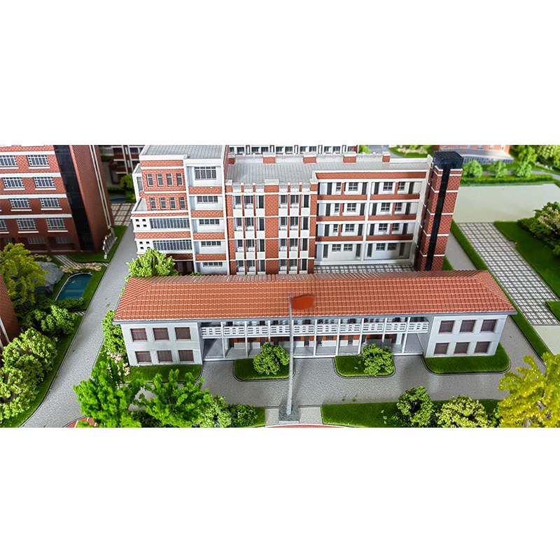 Factory live shot Campus reduced sand table model University  high school  primary school campus sand table model