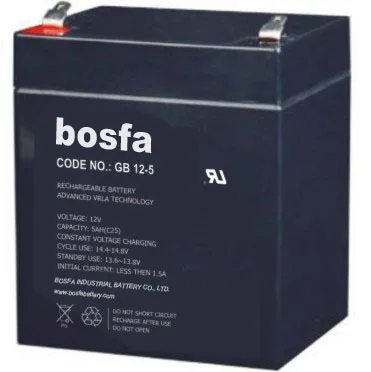 GB12-5 sealed lead acid 12v 5ah maintenance free battery for emergency equipments