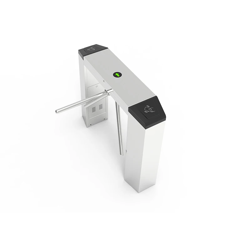 Mechanical Ir Sensor Waist Height Tripod Turnstile  Outdoor Turnstile Rfid Retail Security Gate