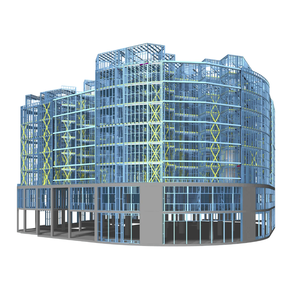 Многоэтажный строительный болт Astm A325 для строительства стальной конструкции