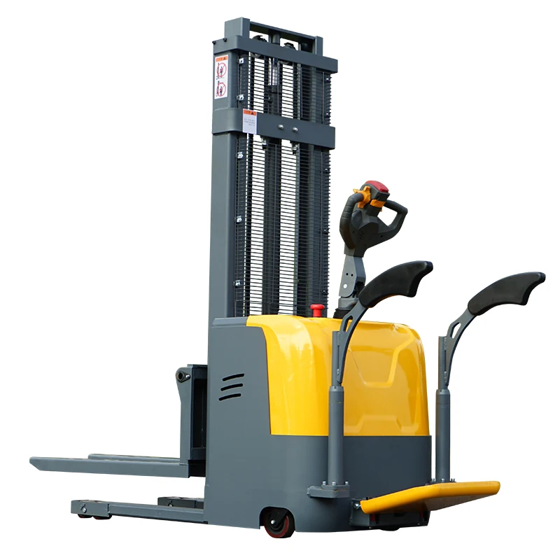 apilador electrico 1.5 ton standing up type drive electric pallet stacker xilin brand top quality electr lift machine