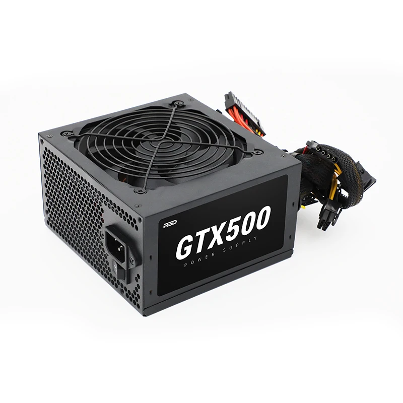 Atx Pc Power Supply 500W Apfc 80Plus Psu For Desktop Atx 500W Power Supply