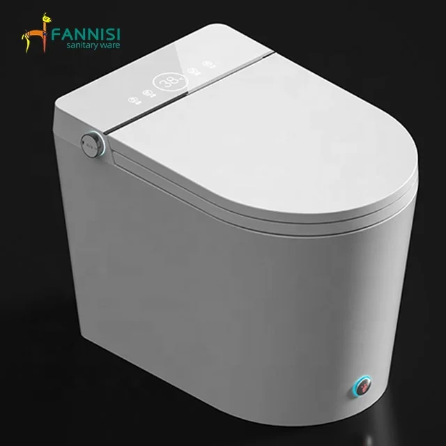 2021 FANNISI New Design Automatic Intelligent Flush Toilet Seat Cover Toilet Intelligent Smart Toilet
