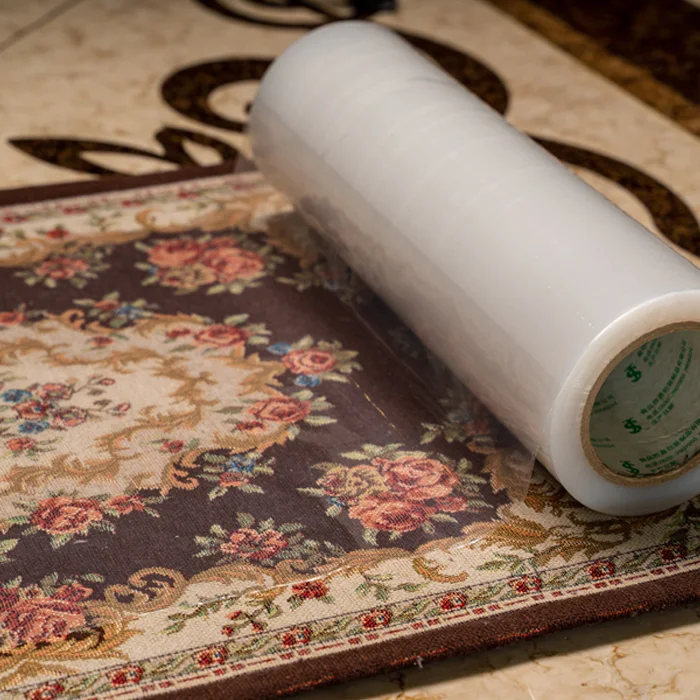 610mm width high adhesive car mats protective film sticky plastic carpet protector for cars