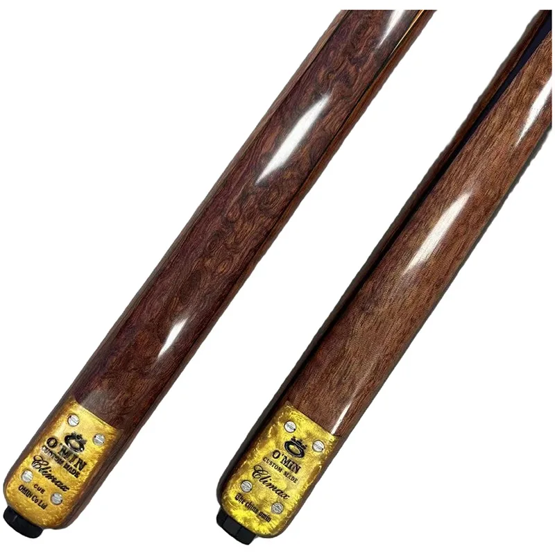 OMIN mystery billiard cue 10mm small head snooker black eight cue Chinese ash wood handmade billiard cue
