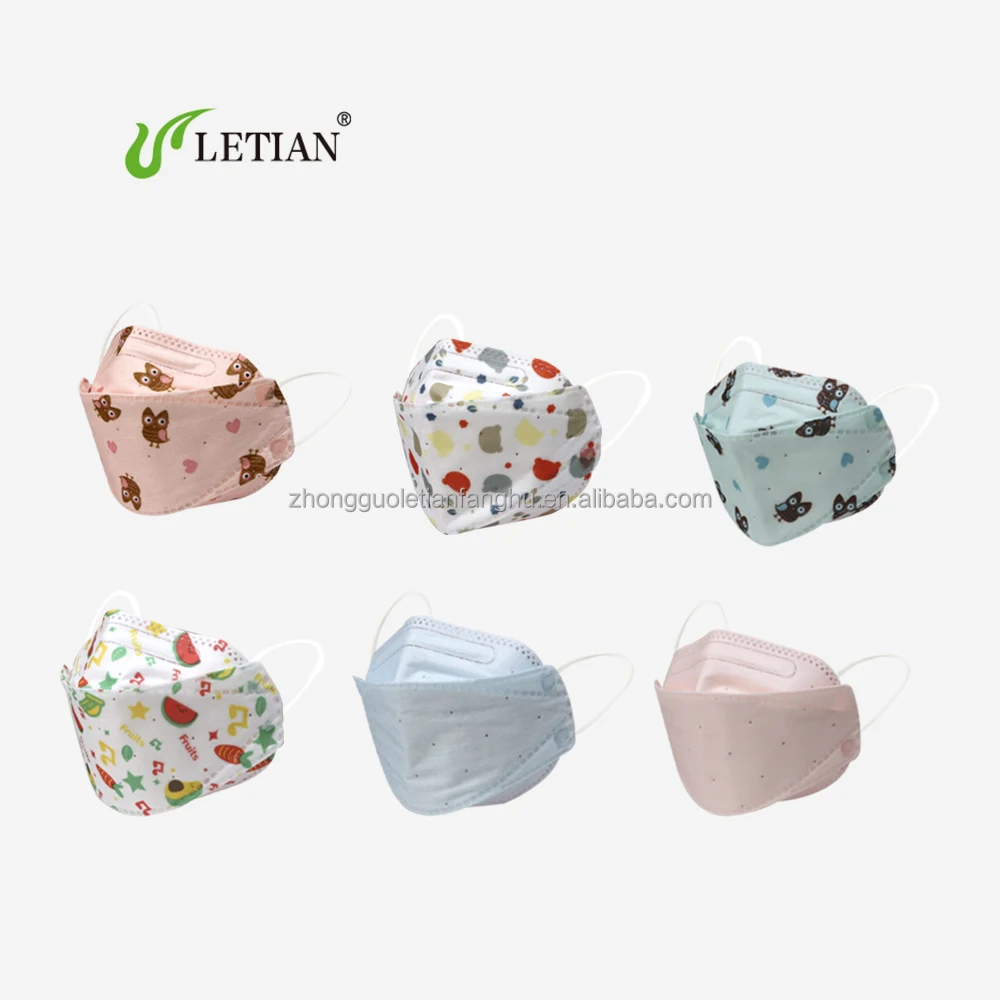 Letian kf94 mask korea respirators cubrebocas kids baby face mask kn95 mask kn95 facemask