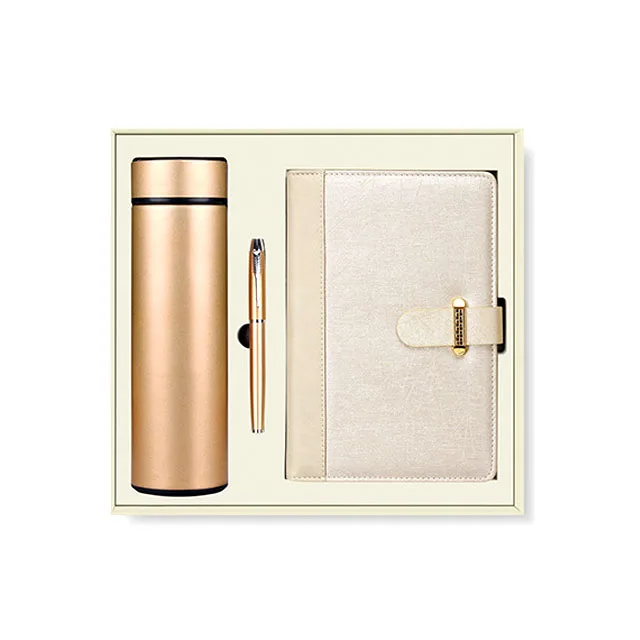 Wholesale Promotion pen gift items Thermos cup christmas gift set for business clients