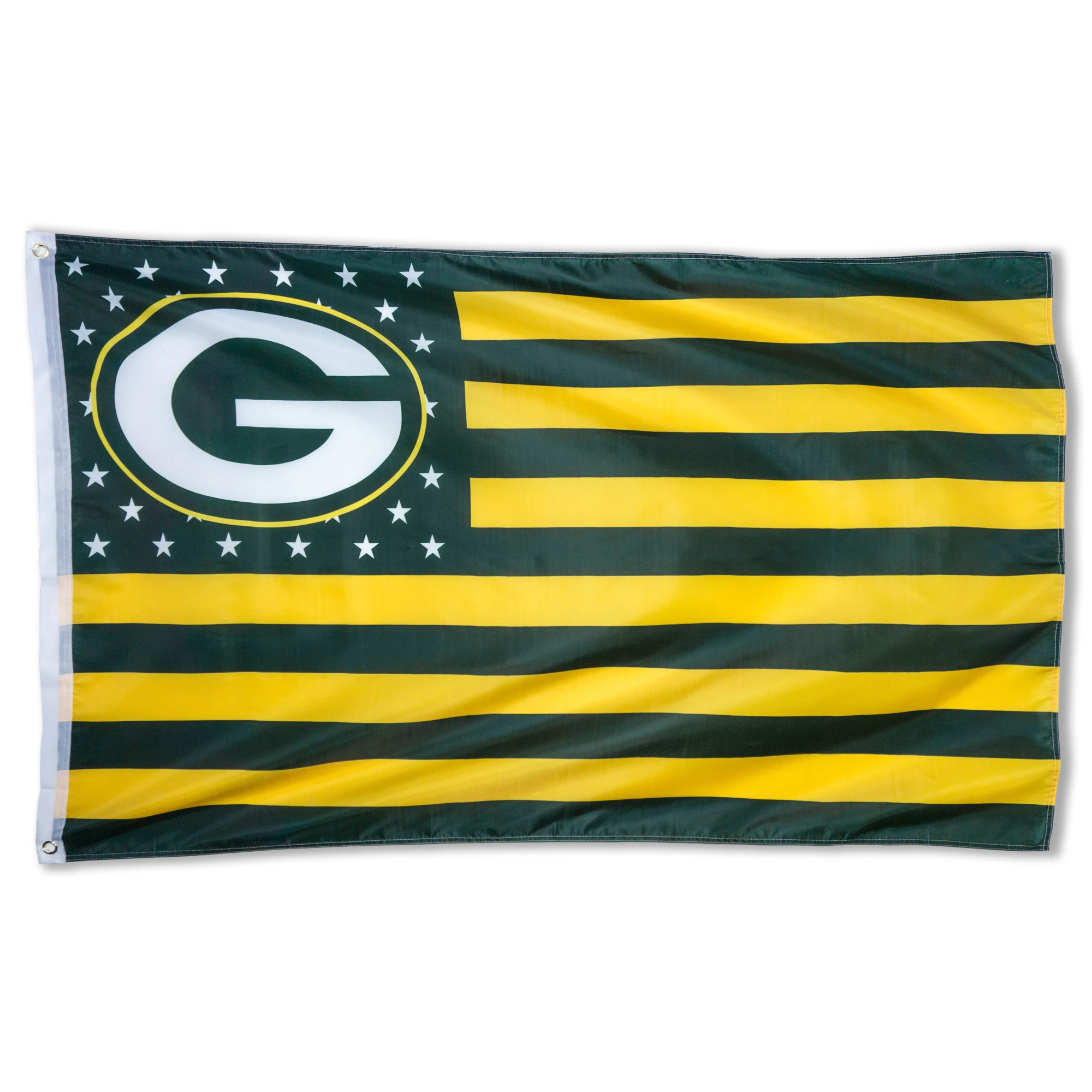 Wholesale Green Bay Packers Flag High Quality 3x5 ft USA  Star and  Stripes Banner 100% polyester NFL Football Team Flag