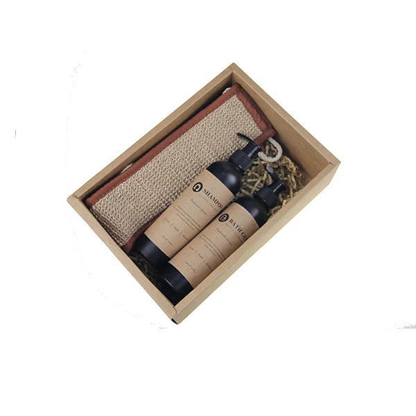 
Биоразлагаемые аксессуары для ванной комнаты, набор для мытья волос и тела 