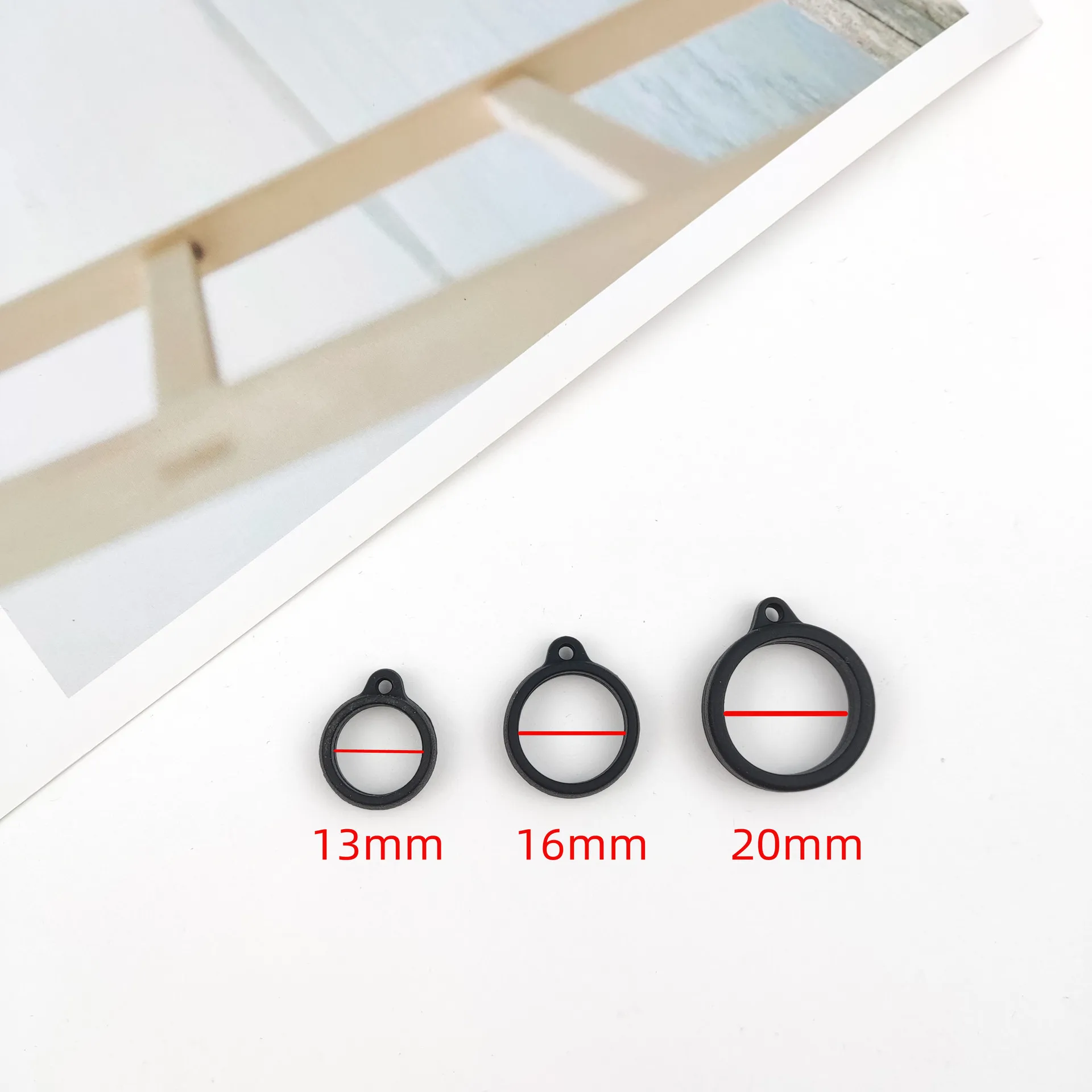 Ring Silicone 20MM Ant-slip Rubber Ring for Lanyard