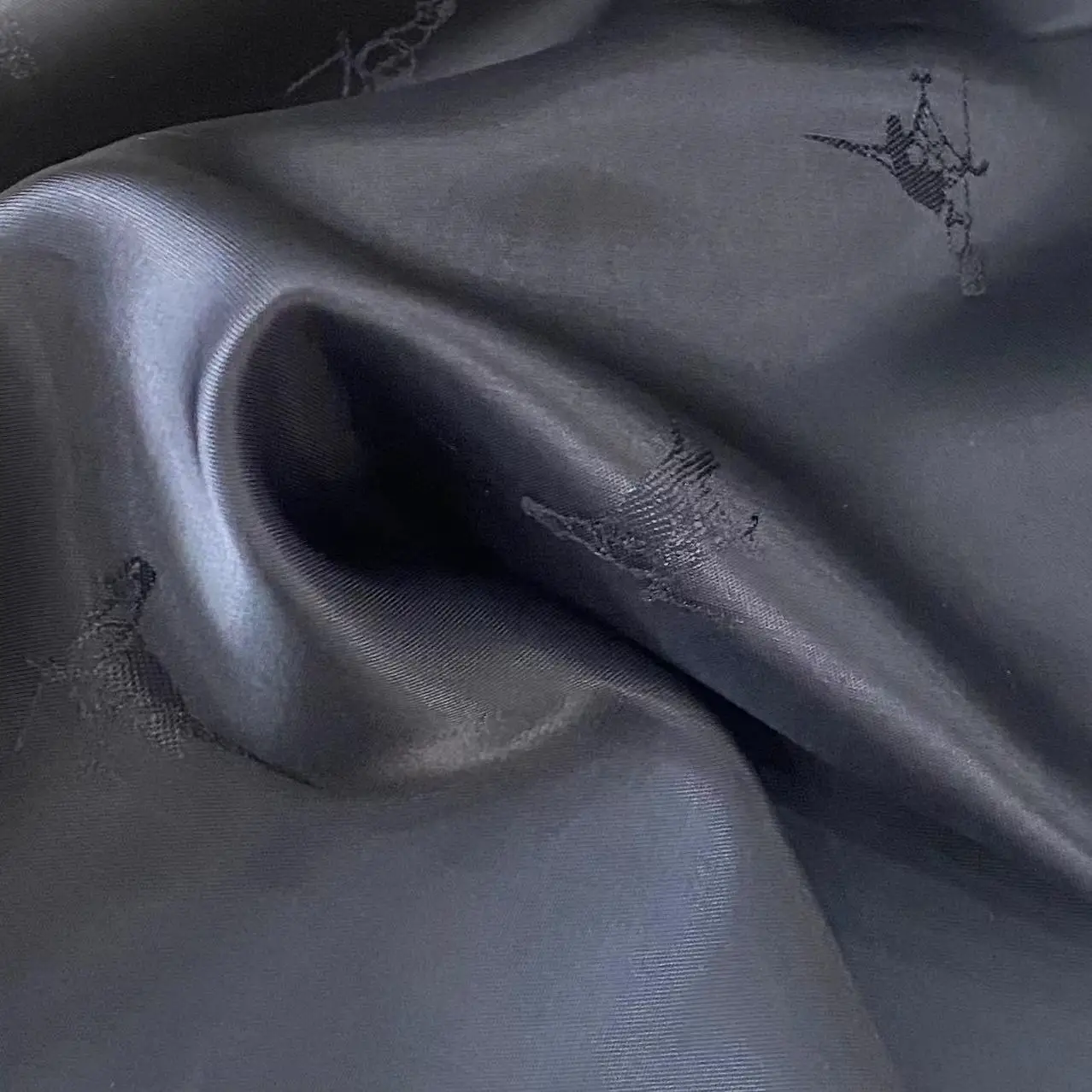 high quality hot sale jacquard lining polyester/viscose taffeta woven fabric for bag lining