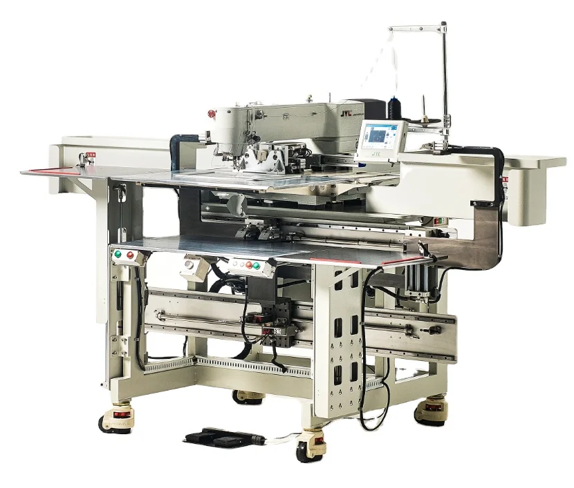 JYL-3525SG для промышленных швейных машин в новом состоянии обуви швейная машина с тремя Рабочий стол для того, чтобы легко работать с высокой эффективностью