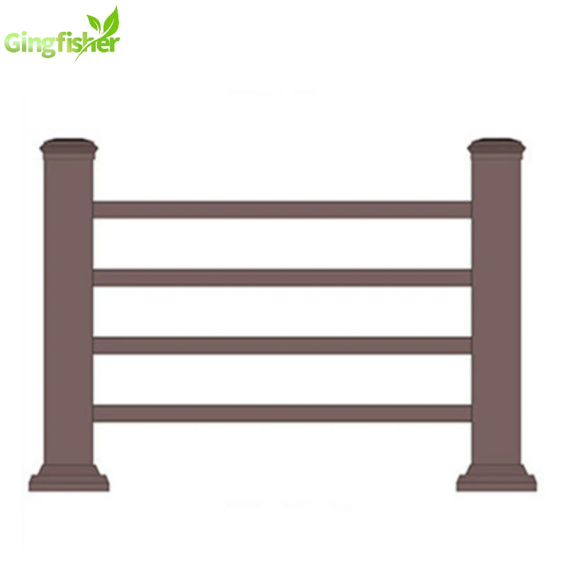 Gingfisher Outdoor Security WPC Horse Fencing Panels