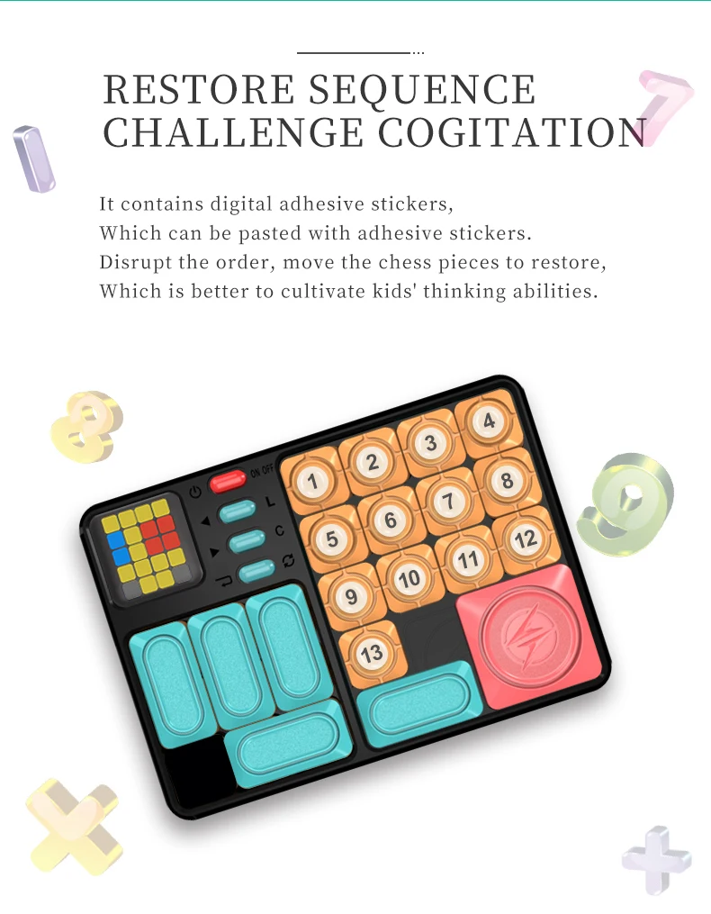 Цифровой слайд super huarong дорожная головоломка настольная игра лабиринт