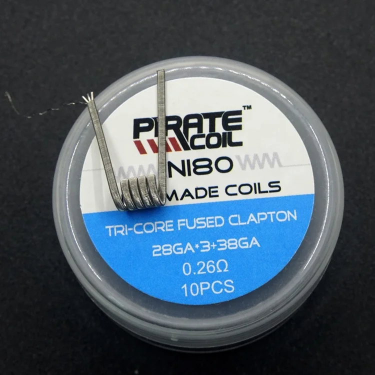 Пиратральная катушка «сделай сам», катушка для вейпа, нихромовый трехжильный плавленый ватт clapton coilvape 28 г * 3 + 38 г, катушка для вейпа clapton