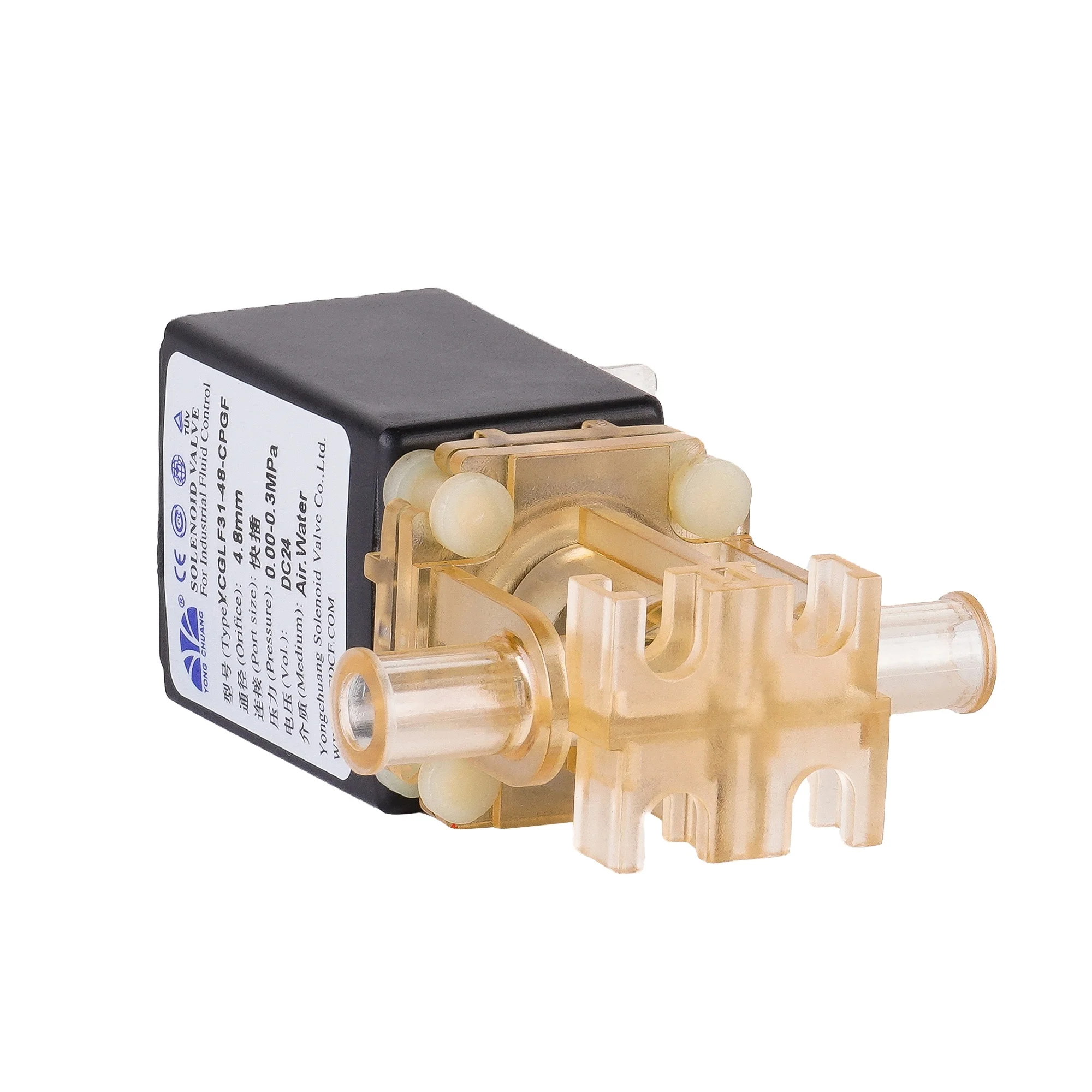 Yongchuang YCGLF31 medical beverage and coffee machine 24v 12v food class isolation solenoid valve