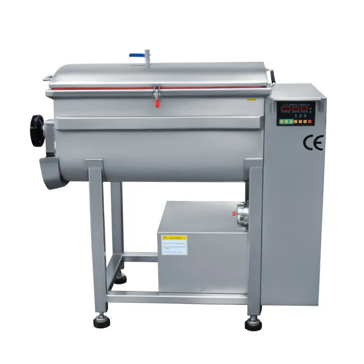 Electric meat food stuffing filling mixer beef goat meat mixer blender vacuum meat paddle mixer price