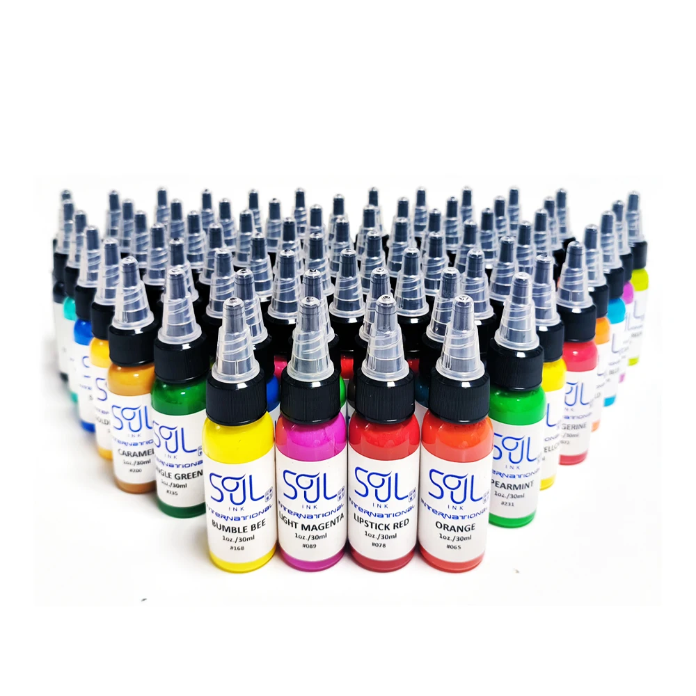 Soul ink High Quality Body Art Tattoo Ink Soul Ink Pigment-Available with Custom Options