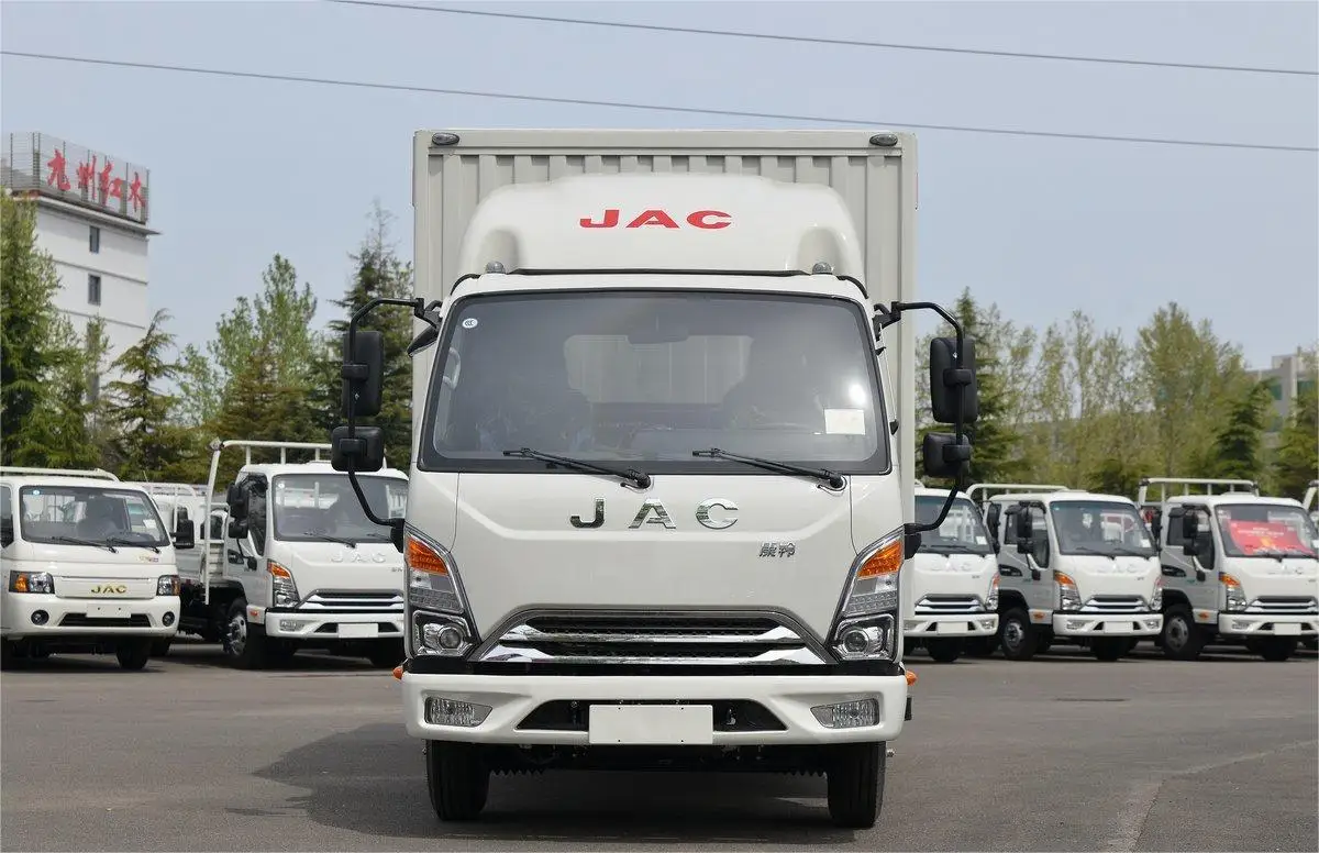 Новый JAC 4*2 4ton Фургон Грузовик Левый ручной привод 132hp грузовой грузовик 6 колес 10/20/30 тонн мини для продажи