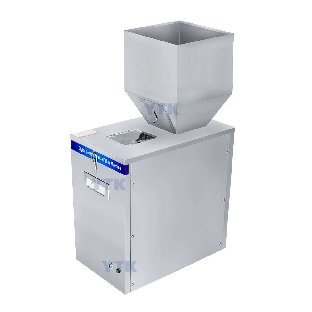 Wholesale 500g quantitative sub packaging partical date peanut semi-automatic filling machine