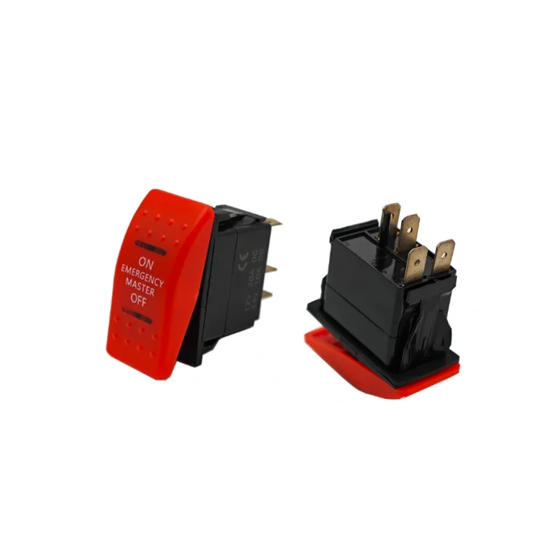2025 Hot selling customization DC 12-24V 10-20A ABS Ambulance Switch Emergency Master Auto Switch