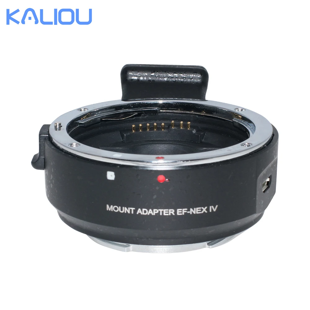 Kaliou EF-NEX IV Lens Adapter Conversion Ring  with USB  Port for Canon EF/EF-S Lens to Sony E-Mount Camera