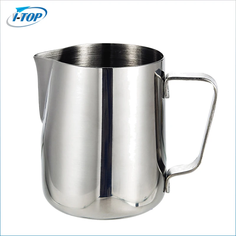 12 OZ(350ml) , 20 OZ(600ml) Metal Coffee Espresso Milk Frothing Pitcher Stainless Steel Milk Jug