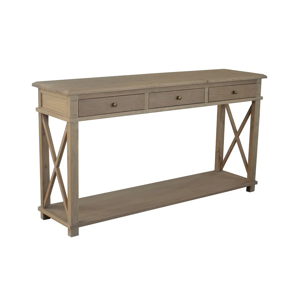 
French Costal Furniture Solid Wood X Console Table HL541 