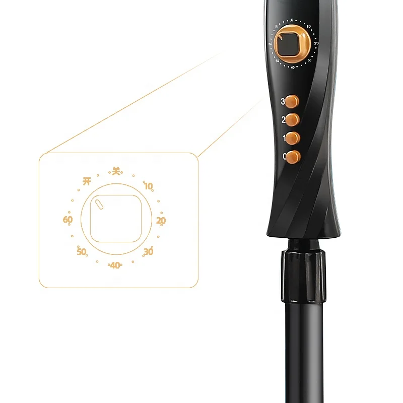 Summer Hot Sale Smart High Velocity Plastic 5 Blades Floor Stand Fan