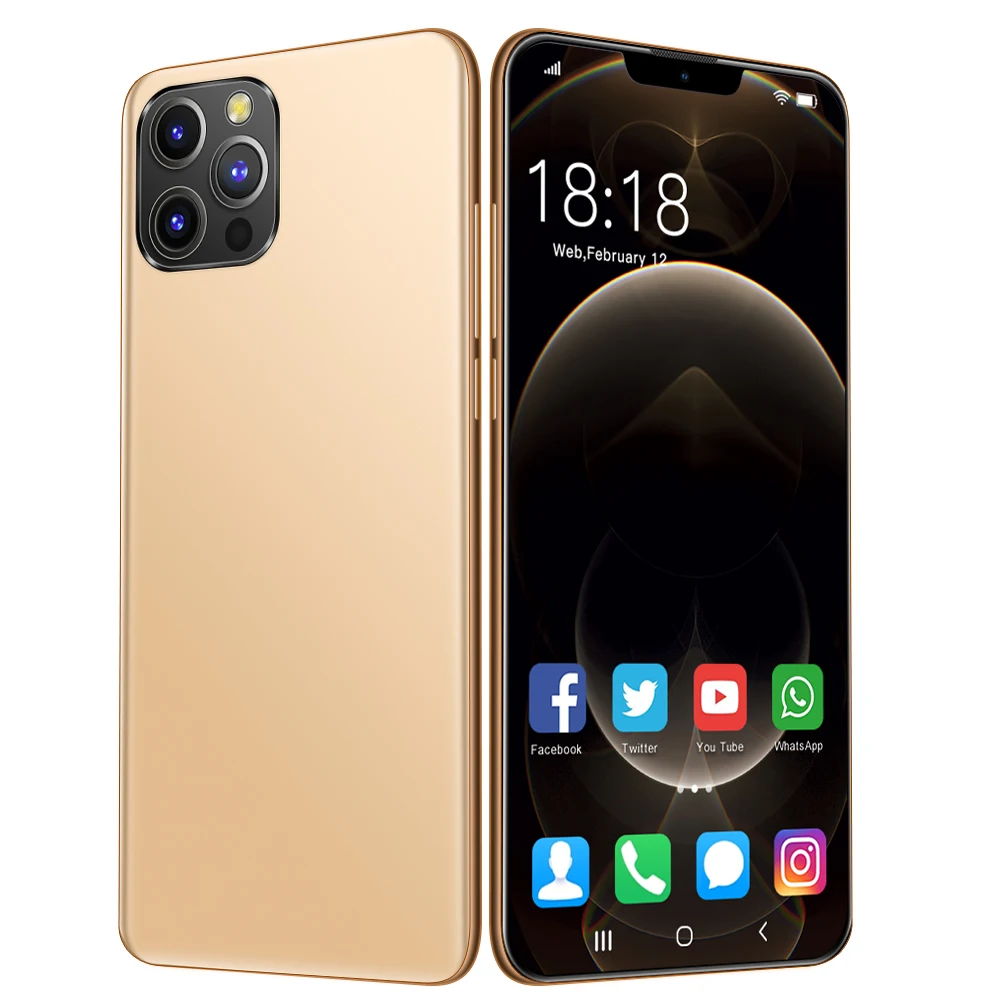 celulares smartphones 4g refurbished unlocked good quality India dedicated Phone12 Pro Max 6.7-inch OLED Full-screen Smart