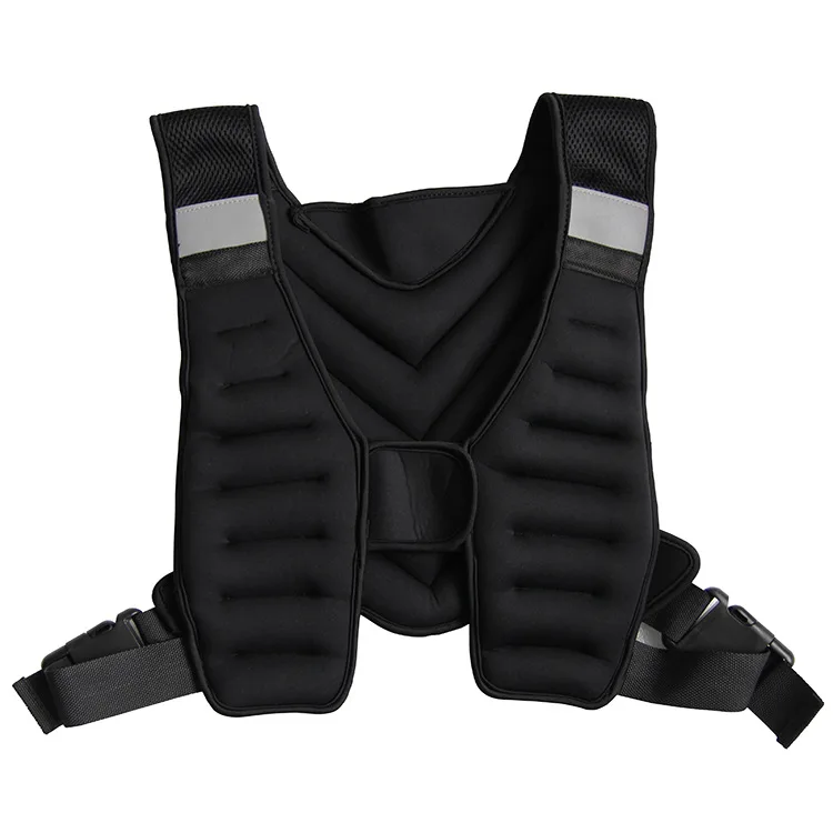Gym Fitness Running  Exercise Tactical  Weighted Vest Strength Training Jacket with Adjustable Buckle  10 KG