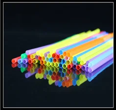 FEST Different Fold Disposable Straw Colorful Drinking Straw Milk Tea Food Grade Suck Bubble Tea Straw for drink