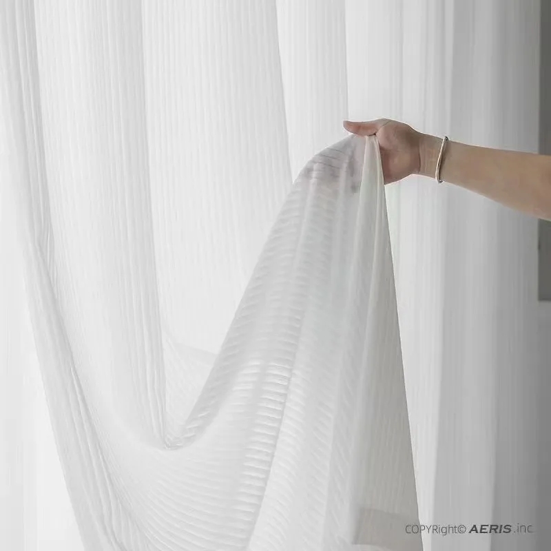 Hot selling Cheap High Quality 3.2M Width 100% Polyester Net Curtain Fabric