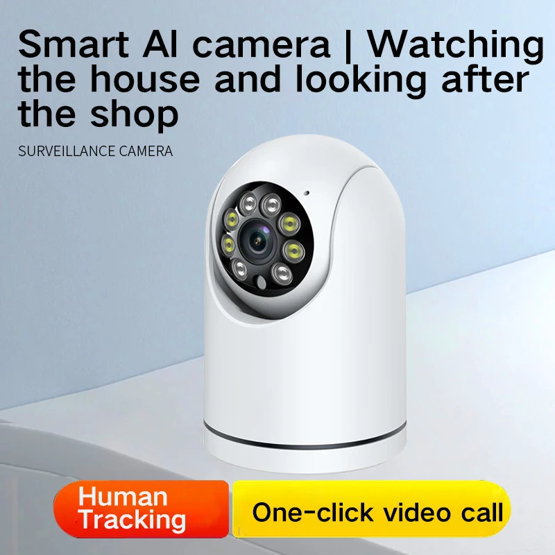 3MP WiFi Camera Icsee Home Smart Life Full HD IP Camera CCTV Mini Support 128GB Memory Card Surveillance Camera For House