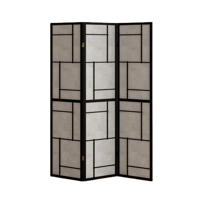 modern style solid wood paravent shoji screen room divider simplicity folding hall partition for home decor