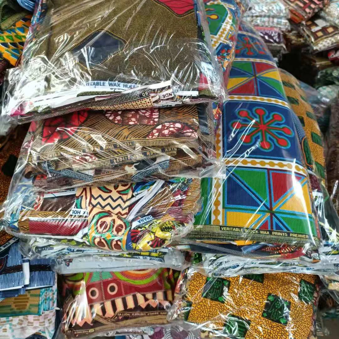 Factory Price 1-1.9yard Coupon 100% Cotton African Real Wax Print Fabric Ankara Fabrics