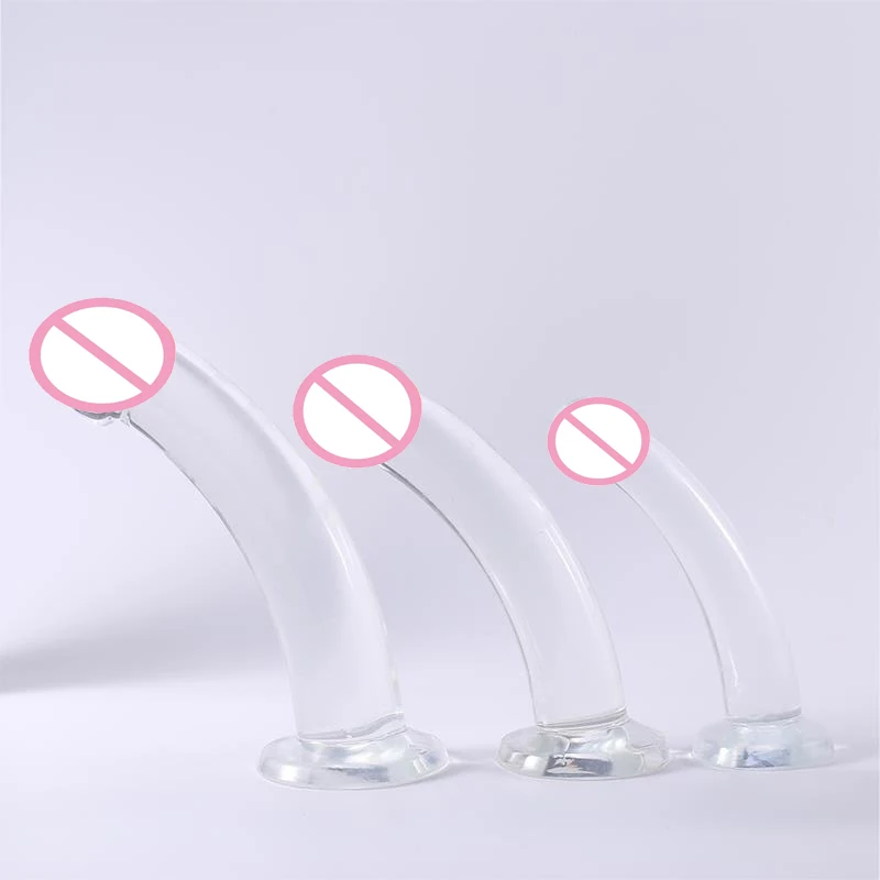 Прозрачная Анальная пробка в форме гриба набор из трех предметов для мужской и женской мастурбации секс-игрушки взрослых