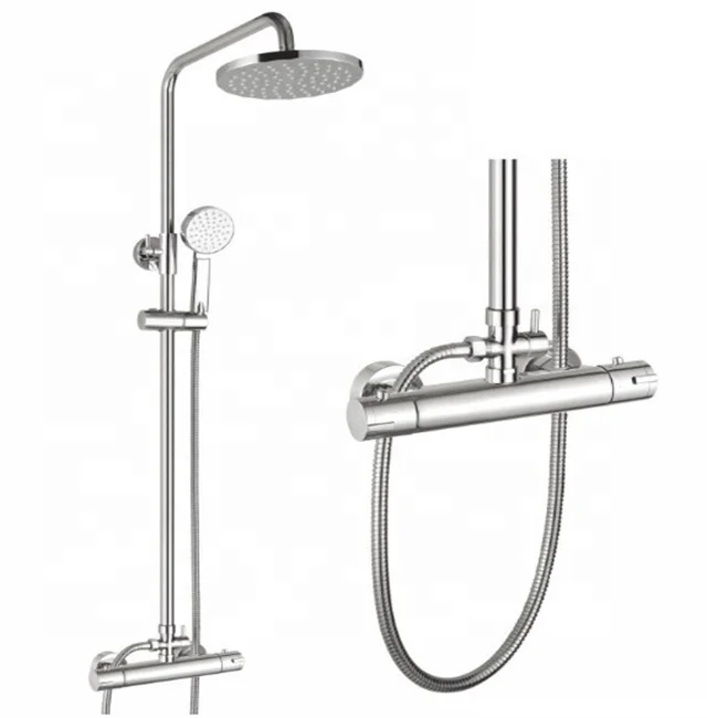High-end  all copper constant temperature shower set pressurized bath rain shower for hotel household