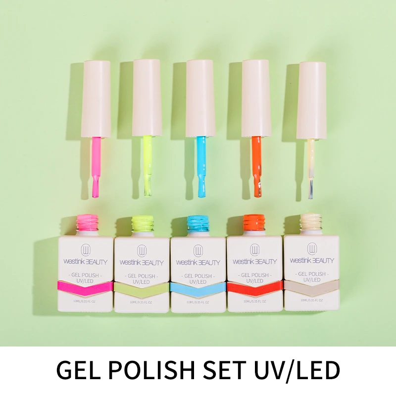 Caixuan ногтей Гель-лак цвет LED/УФ гель 60 шт./Набор Nail Art Салон база и лаки для