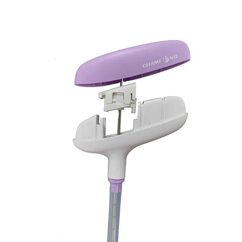 Disposable manual aspiration and cutting throught bone biopsy needle with breaker section