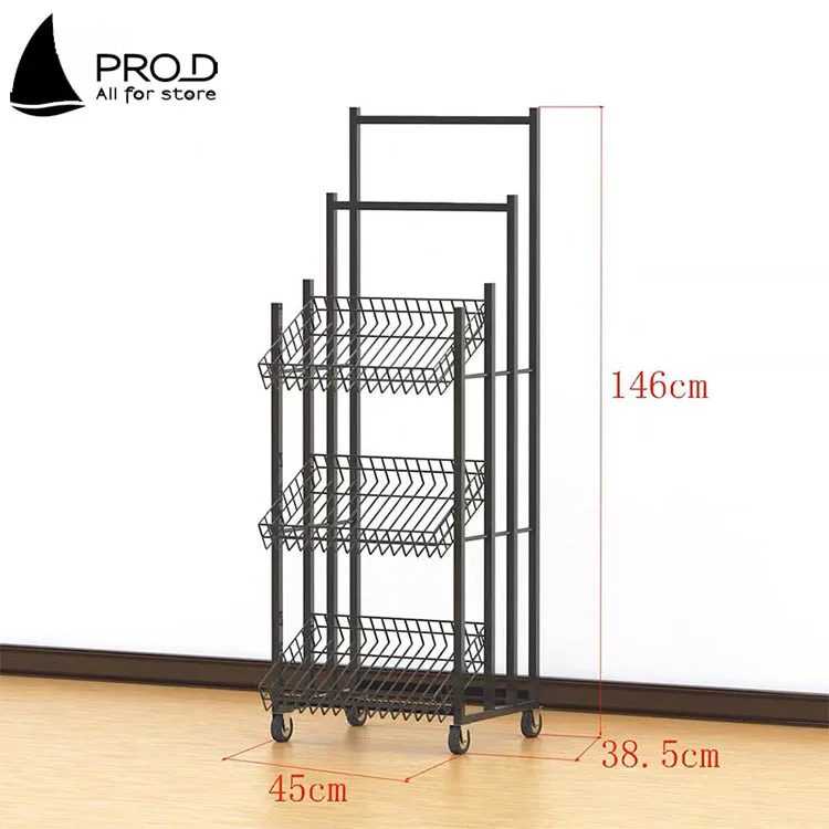 Supermarket Commercial Multifunctional Iron Belt Storage Shelf Sun Umbrella Display Rack White Umbrella Stand