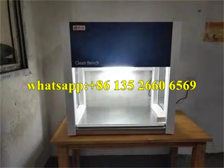 Single person clean workbench biobase lab laminar flow hood air clean bench laminar air flow bench